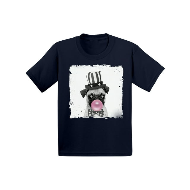 Awkward Styles Funny Pug Infant Shirt Cute Pug Shirt Animals Prints Kids T Shirt Funny Pug Infant Tshirt Cute Gifts for Children Pug Clothing Lovely Pug T Shirt Pug Lovers Funny Gifts for Kids