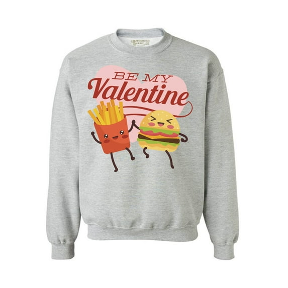 Awkward Styles Funny Valentine's Day Crewneck Top Be My Valentine Sweatshirts Love Gifts