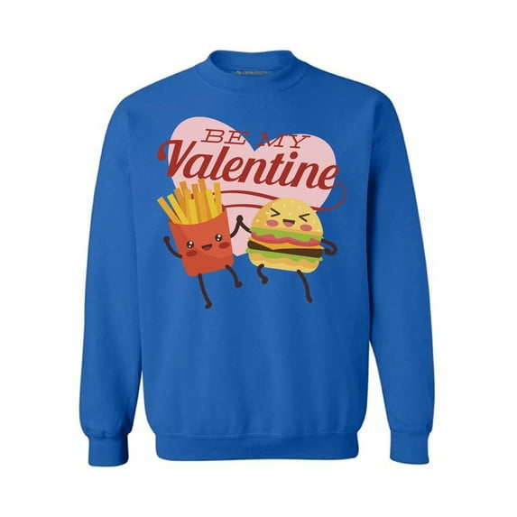 Awkward Styles Funny Valentine's Day Crewneck Top Be My Valentine Sweatshirts Love Gifts
