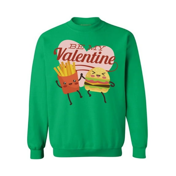 Awkward Styles Funny Valentine's Day Crewneck Top Be My Valentine Sweatshirts Love Gifts