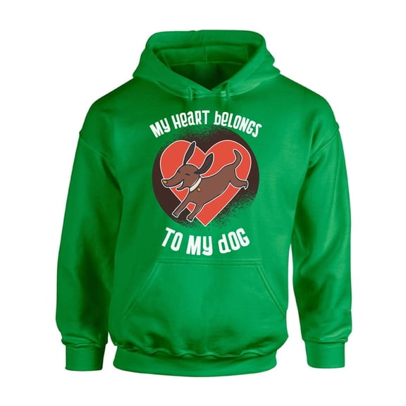 Awkward Styles Funny Valentine's Day Hoodie for Singles Dog Lover Hooded Sweatshirt Puppy Print