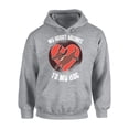 thumbnail image 1 of Awkward Styles Funny Valentine's Day Hoodie for Singles Dog Lover Hooded Sweatshirt Puppy Print, 1 of 5