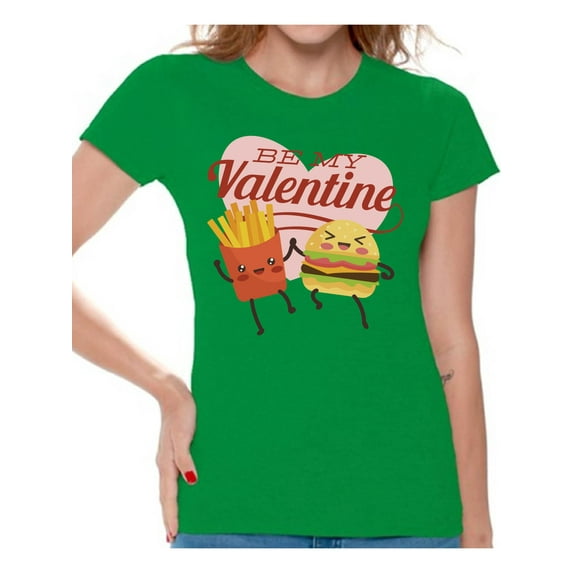 Awkward Styles Funny Valentine's Day T-Shirt Be My Valentine T Shirts for Women Love Gifts