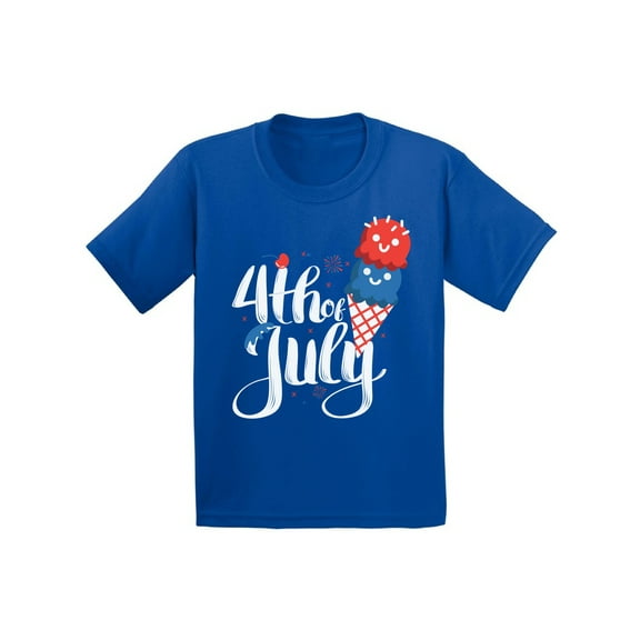 Awkward Styles Funny Youth T Shirt Patriotic Shirt Fourth of July Shirt Ice Cream T Shirt Shirts for Boys Shirts for Girls Ice Tshirt for Kids 4th of July Clothes Kids Patriotic Clothes Collection