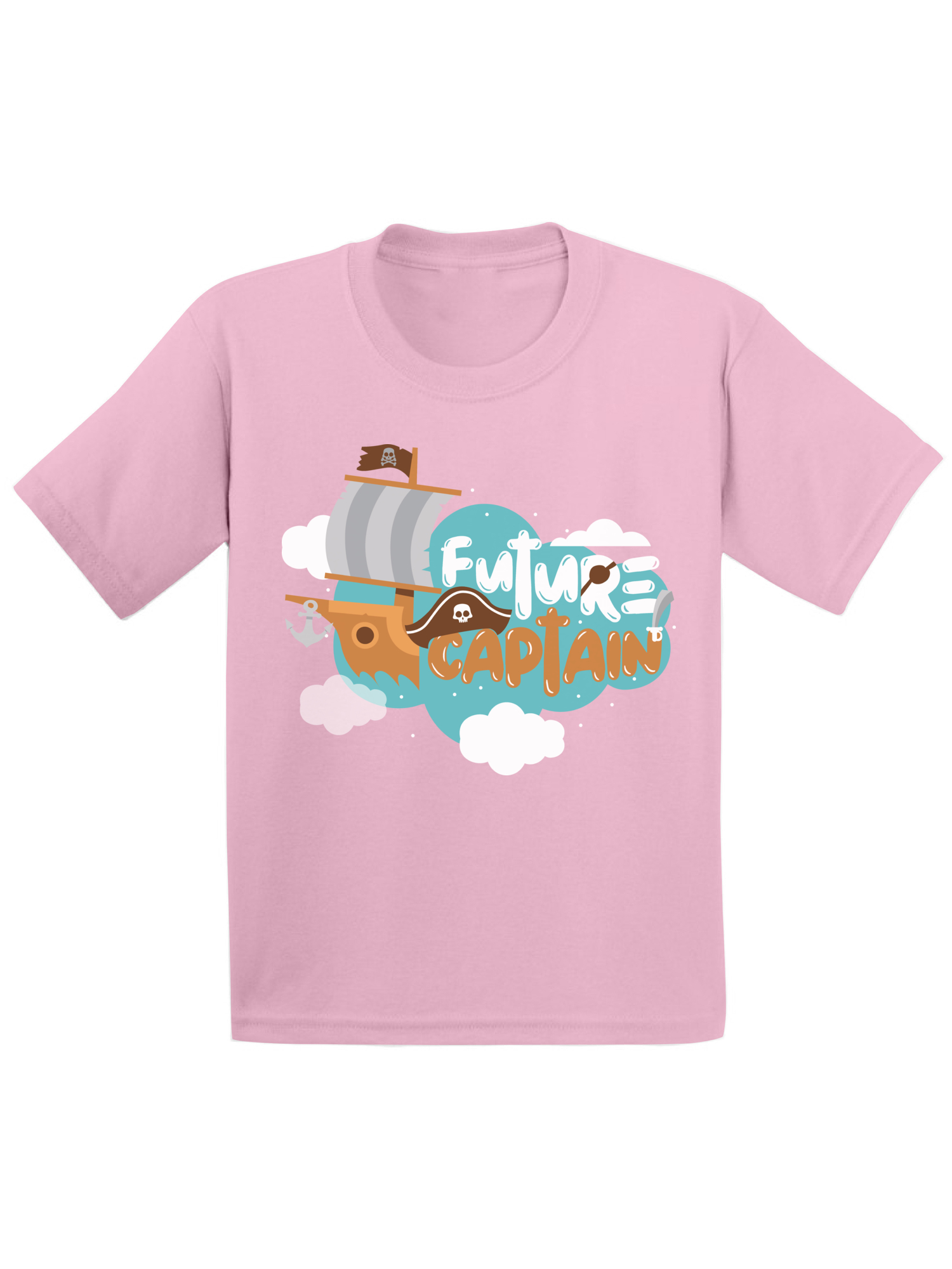 Awkward Styles Future Captain Toddler Shirt Kids Future Job Shirts Funny Captain TShirts for Boys Funny Captain TShirts for Girls Cute Birthday Gifts Kids Sailor T shirts Pirate Birthday Party - image 1 of 4