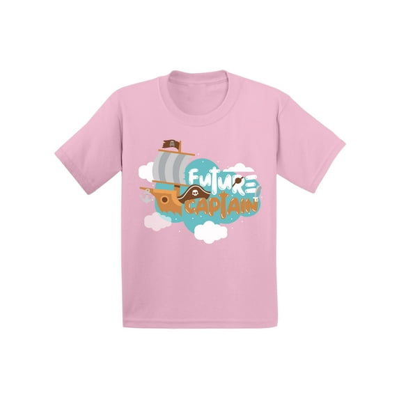 Awkward Styles Future Captain Toddler Shirt Kids Future Job Shirts Funny Captain TShirts for Boys Funny Captain TShirts for Girls Cute Birthday Gifts Kids Sailor T shirts Pirate Birthday Party