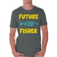 thumbnail image 1 of Awkward Styles Future Fisher Shirt for Boyfriend Fishing Lovers Gifts Fisher T Shirt for Dad Future Fisher Shirt for Men Happy Mens Shirt Future Fisher Men's T Shirt Cute Fishing Clothes for Him, 1 of 4
