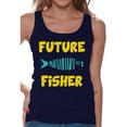 thumbnail image 1 of Awkward Styles Future Fisher Tanks for Her Women Tank Top Fisher T Shirt for Wife Future Fisher Tank Top for Women Fishing Clothes for Her Future Fisher Tank Top for Girlfriend Fishing Lovers, 1 of 4