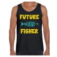 thumbnail image 1 of Awkward Styles Future Fisher Tanks Future Fisher Men's Tank Top Fishing T-Shirt for Him Fisher Tank Top for Boyfriend Fishing Lovers Gifts Fisher Tank Top for Dad Future Fisher Shirt for Men, 1 of 4