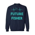 thumbnail image 1 of Awkward Styles Future Fisher Unisex Crewneck Fisher Sweater for Men Blue Crewneck for Fisher Future Fisher Crewneck for Women Fishing Clothes Future Fisher Crewneck Fishers Gifts Sweater for Fisher, 1 of 5