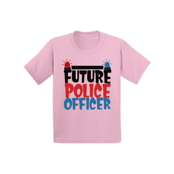 Awkward Styles Future Police Officer Toddler Shirt Cute Police Tshirts for Girls Cute Police Tshirts for Boys Future Job Shirts Funny Birthday Gifts Kids Police Officer T shirts Themed Party
