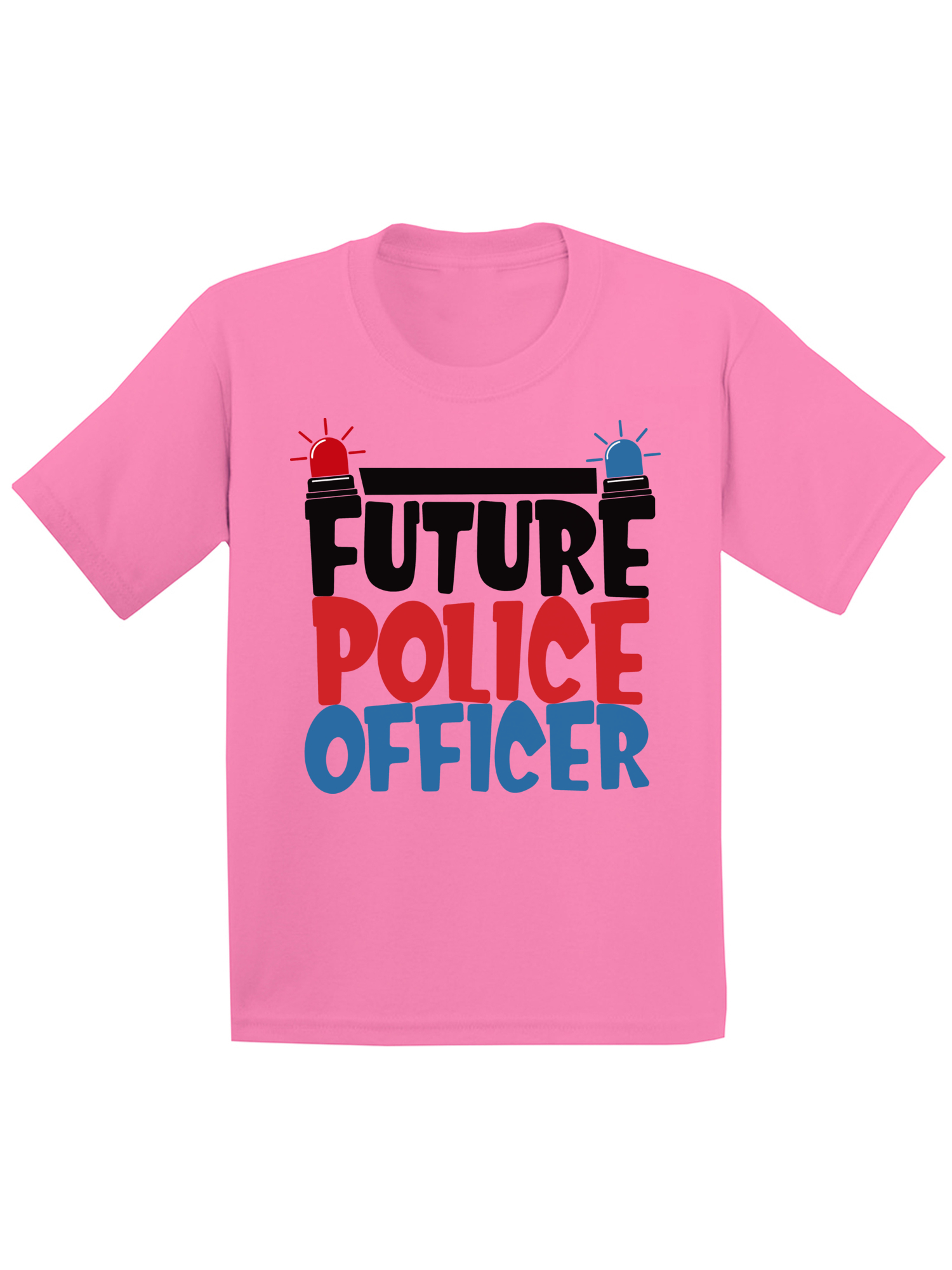Awkward Styles Future Police Officer Youth Shirt Cute Birthday Gifts Kids Police Shirts Funny Future Job Tshirts for Boys Funny Future Job Tshirts for Girls Themed Party Policeman T shirts for Kids - image 1 of 4