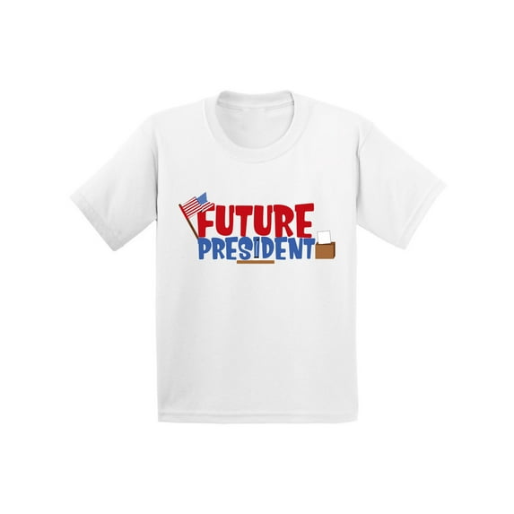 Awkward Styles Future President Toddler Shirt Future Job President Shirts for Boys President Shirts for Girls Cute Birthday Gifts Little President Funny Policical Tshirts for Kids Future Boss