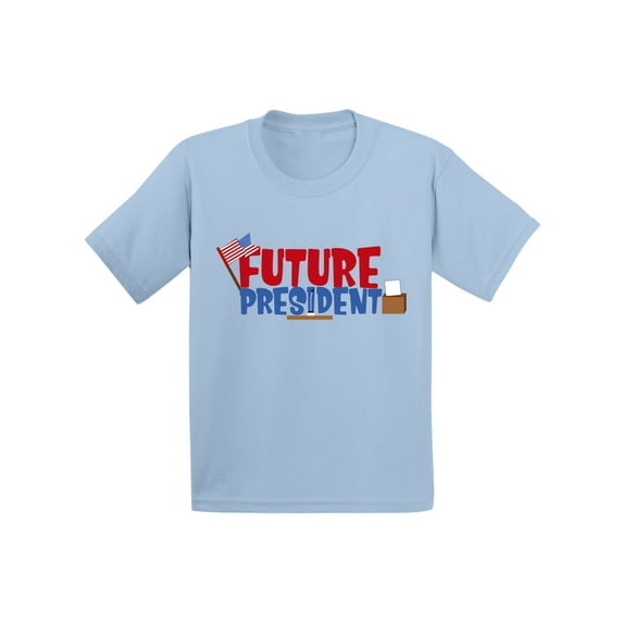 Awkward Styles Future President Toddler Shirt Future Job President Shirts for Boys President Shirts for Girls Cute Birthday Gifts Little President Funny Policical Tshirts for Kids Future Boss