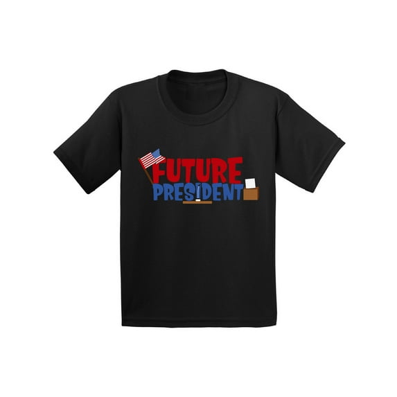 Awkward Styles Future President Toddler Shirt Future Job President Shirts for Boys President Shirts for Girls Cute Birthday Gifts Little President Funny Policical Tshirts for Kids Future Boss