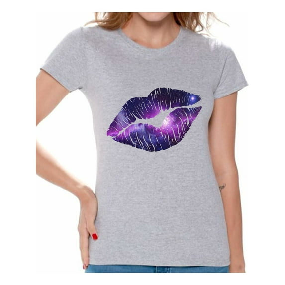Awkward Styles Galaxy Shirt Galaxy 80s Lips T shirt 80s T Shirt Retro Vintage Rock Concert T-Shirt 80s Costume 80s Clothes for Women 80s Outfit 80s Party Girl 80s Accessories