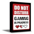 thumbnail image 1 of Awkward Styles Gamer Canvas Wall Art Do Not Disturb Home Decor Prints, 1 of 7