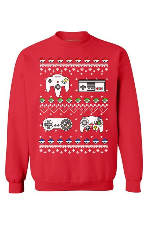 Gamer Christmas Sweatshirt Retro Gamer Christmas Sweater Funny Christmas Gifts Nerdy Christmas Sweater Holiday Gift Tacky Christmas Jumper Nineties Holiday Sweatshirt