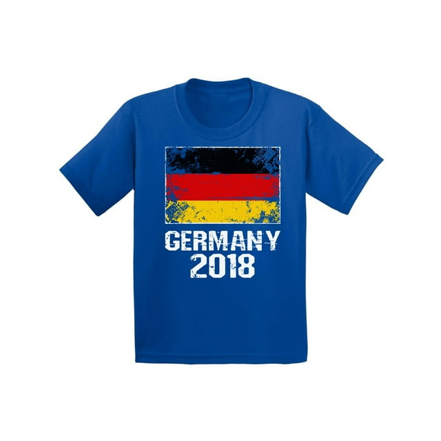 Awkward Styles Germany 2018 Kids Shirt German Flag Gifts Football Youth Shirt