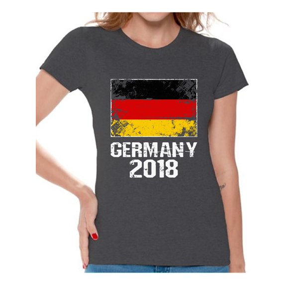 Awkward Styles Germany 2018 Shirt for Women German Flag Germany Football Shirt