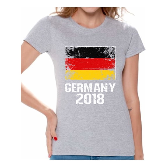 Awkward Styles Germany 2018 Shirt for Women German Flag Germany Football Shirt