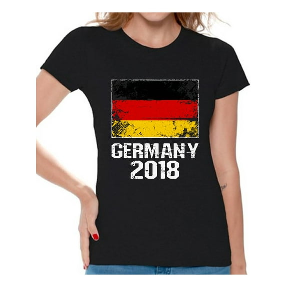 Awkward Styles Germany 2018 Shirt for Women German Flag Germany Football Shirt