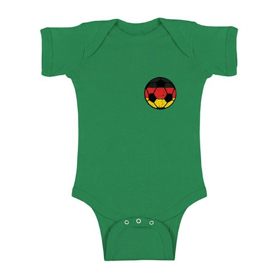 Awkward Styles Germany Baby Bodysuit Short Sleeve German Soccer 2018 One Piece