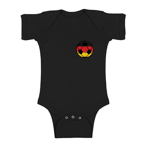 Awkward Styles Germany Baby Bodysuit Short Sleeve German Soccer 2018 One Piece