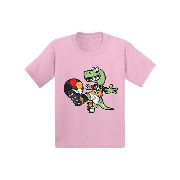 Awkward Styles Germany Football Shirt for Kids Dinosaur Soccer Toddler Shirt