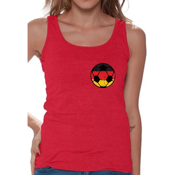 Awkward Styles Germany Tank Top for Women German Soccer 2018 Tank German Gifts