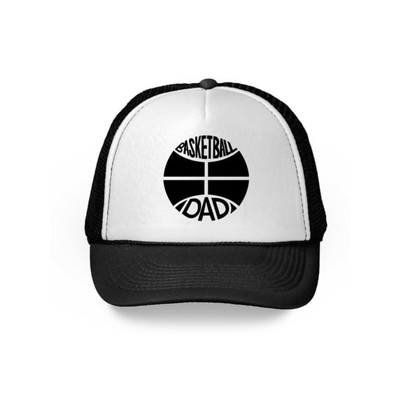 Awkward Styles Gifts for Dad Basketball Dad Trucker Hat Basketball Hat for Dad Basketball Gifts Father's Day Trucker Hats Sports Dad Snapback Hat Basketball Fans Cheer Dad Trucker Hat Cool Sports