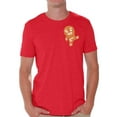 thumbnail image 1 of Awkward Styles Gingerbread Ninja Pocket Tshirt for Christmas Men's Christmas T Shirt Gingerbread Xmas Shirt Funny Christmas Gifts for Him Christmas Pocket Shirts Holiday Tshirt for Men, 1 of 5