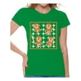 thumbnail image 1 of Awkward Styles Gingerbread Ninja Tshirt for Women Ginja Christmas T-Shirt Funny Christmas Shirts for Women Ginja Christmas T Shirt Xmas Party Gifts for Her Gingerbread Xmas Shirt Xmas Party, 1 of 5