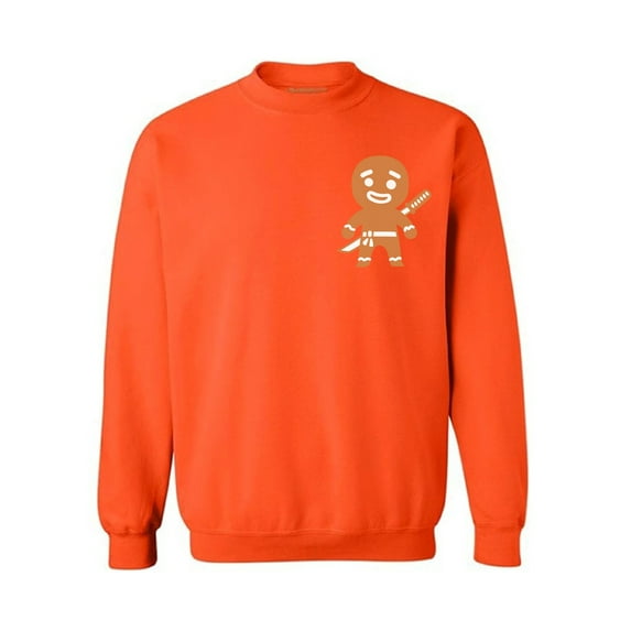 Awkward Styles Ginja Pocket Christmas Sweatshirt Funny Christmas Sweaters Holiday Gifts Gingerbread Xmas Sweater Gingerbread Man Christmas Sweater Christmas Pocket Sweatshirt Xmas Gifts