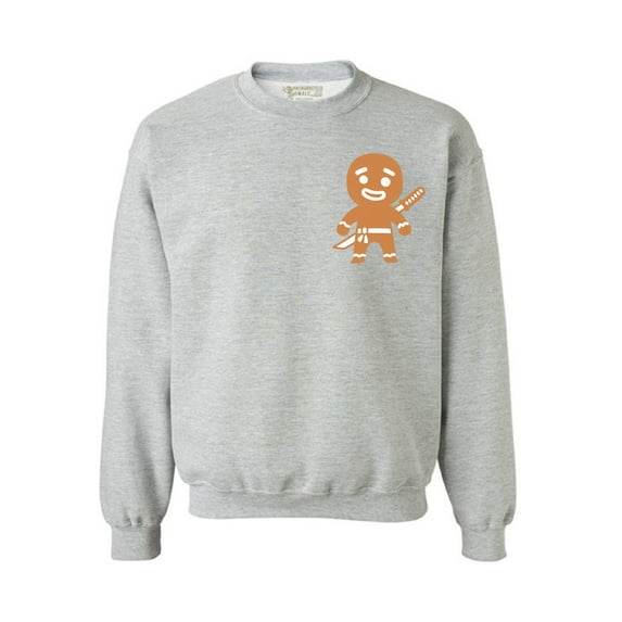 Awkward Styles Ginja Pocket Christmas Sweatshirt Funny Christmas Sweaters Holiday Gifts Gingerbread Xmas Sweater Gingerbread Man Christmas Sweater Christmas Pocket Sweatshirt Xmas Gifts