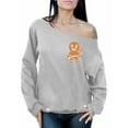 thumbnail image 1 of Awkward Styles Ginja Pocket Off Shoulder Sweatshirt Gingerbread Xmas Sweater Funny Holiday Gifts for Her Women's Christmas Sweater Christmas Pocket Sweatshirt Funny Xmas Gifts for Her, 1 of 5