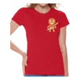 thumbnail image 1 of Awkward Styles Ginja Pocket Tshirt Gingerbread Ninja Christmas Shirt for Women Funny Christmas Shirts Women's Christmas T Shirt Gingerbread Man Holiday Shirt Christmas Pocket Tshirt Xmas Gifts, 1 of 5