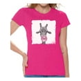 thumbnail image 1 of Awkward Styles Giraffe T Shirt Cute Animal T Shirt Giraffe Shirt Women T Shirt Giraffe Blowing Gum T Shirt Animal Clothes T-Shirt for Woman Funny Animal Lovers Gifts for Her Giraffe Clothing, 1 of 4