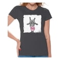 thumbnail image 1 of Awkward Styles Giraffe T Shirt Cute Animal T Shirt Giraffe Shirt Women T Shirt Giraffe Blowing Gum T Shirt Animal Clothes T-Shirt for Woman Funny Animal Lovers Gifts for Her Giraffe Clothing, 1 of 4
