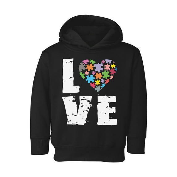 Awkward Styles Girls Boys Autism Hoodie Toddler Love Puzzle Hooded Sweatshirt for Kids