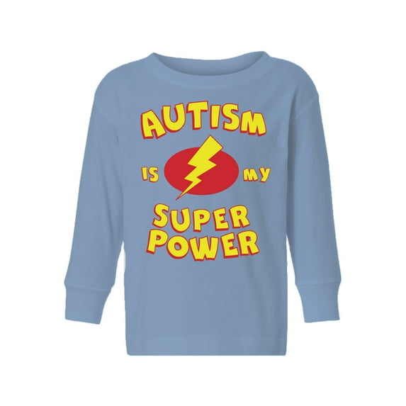 Awkward Styles Girls Boys Autism Shirt Long Sleeve Autism Is My Super Power Tee for Kids