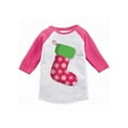 thumbnail image 1 of Awkward Styles Girls Boys Christmas T-Shirt Stocking Snowflake Xmas Toddler Raglan Shirt, 1 of 4