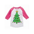 thumbnail image 1 of Awkward Styles Girls Boys Christmas T-Shirt Xmas Tree Green Toddler Raglan Shirt, 1 of 4