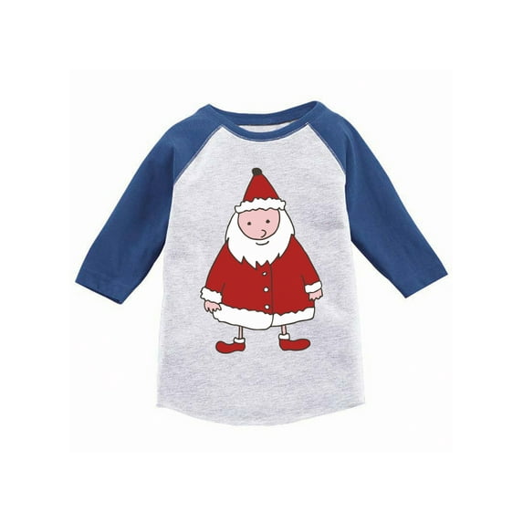 Awkward Styles Girls Boys Xmas T-Shirt Christmas Santa Claus Toddler Raglan Shirt