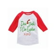thumbnail image 1 of Awkward Styles Girls Boys Xmas T-Shirt Dear Santa I Can Explain Christmas Raglan Shirt Kids, 1 of 4