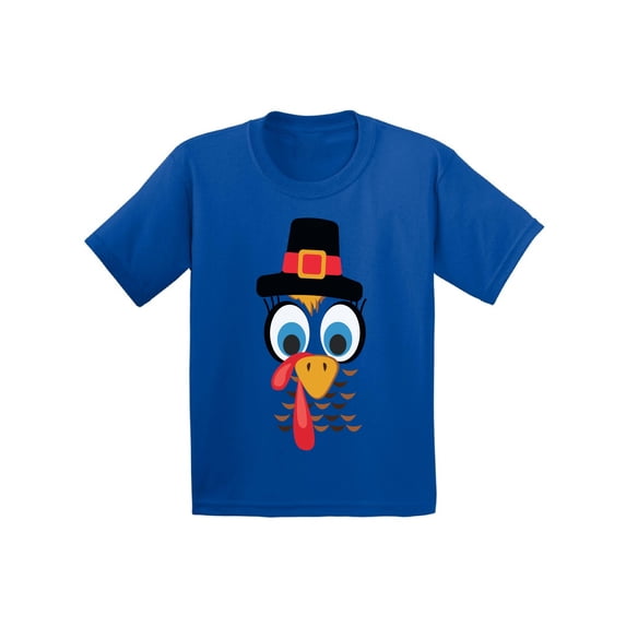 Awkward Styles Girls Thanksgiving Shirts Infant Thankful Face T-shirt