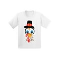 thumbnail image 1 of Awkward Styles Girls Thanksgiving Shirts Toddler Turkey Face T-shirt, 1 of 4