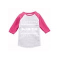 thumbnail image 1 of Awkward Styles Girls Xmas T-Shirt Daughter Christmas Pattern Toddler Raglan Shirt, 1 of 4