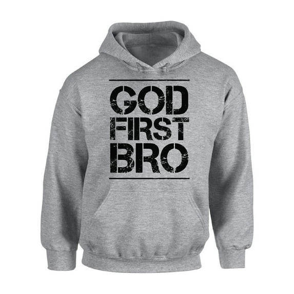 Awkward Styles God First Bro Hoodie Christian Hoodie for Him Jesus Clothes Jesus Hoodie for Women Jesus Sweater for Men Christian Gifts God First Bro Unisex Outfit for Men and Women