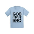 thumbnail image 1 of Awkward Styles God First Bro Toddler Shirts Jesus Shirt for Kids T Shirt for Boys Christian Shirts for Girls Jesus T-Shirt for Children Christian Gifts God First Bro T-Shirt for Toddlers, 1 of 4